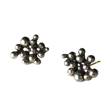 Particle Earrings - Silver | Kirsten Muenster Jewelry