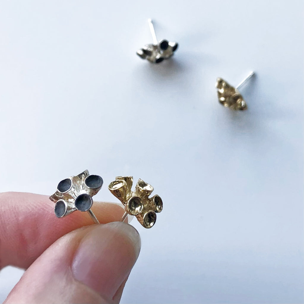 Bell Bouquet Earrings - Silver | Kirsten Muenster Jewelry