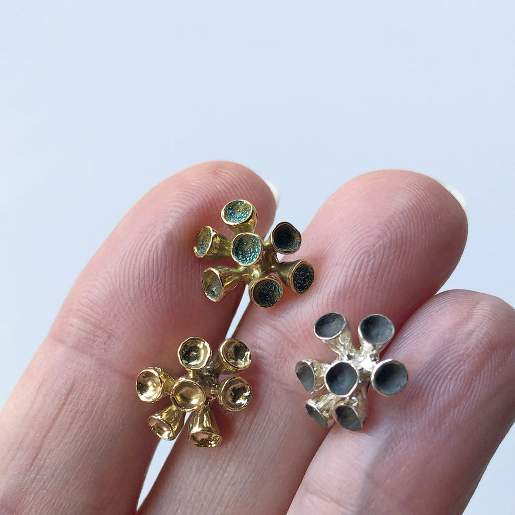 Bell Bouquet Earrings - Silver | Kirsten Muenster Jewelry